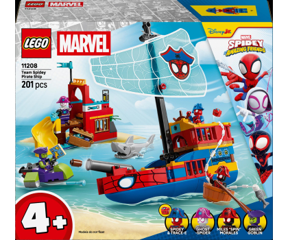 Klocki LEGO® LEGO SPIDEY 11208 Statek piracki drużyny Spidey’ego